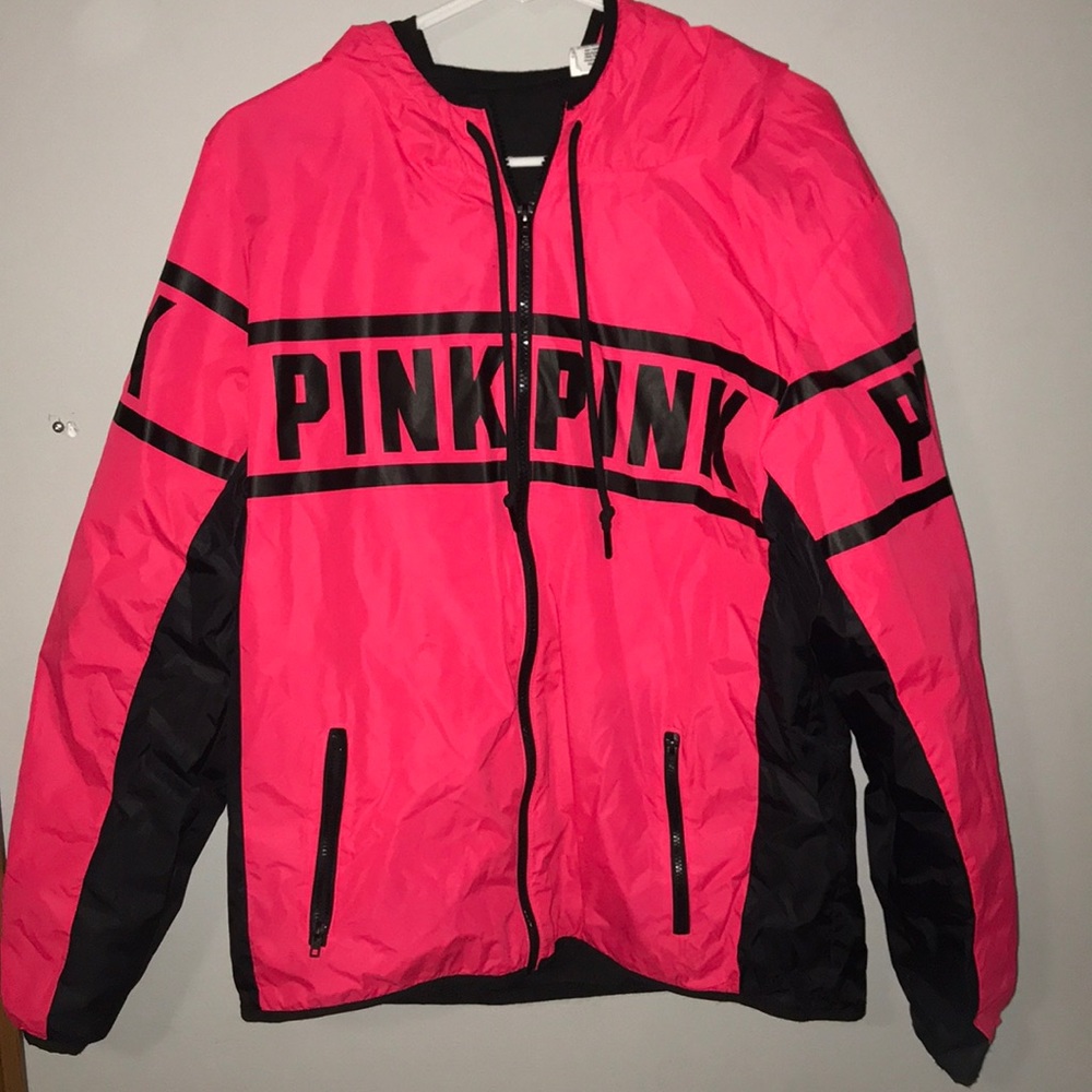 Pink windbreaker
